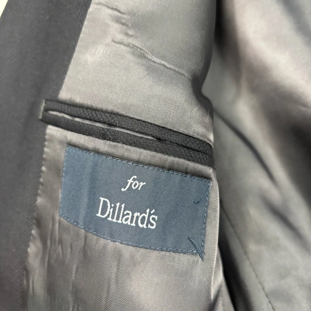 Hart Schaffner Marx 1887 Wool Blazer Metal Silver Buttons Men's Size 40R
